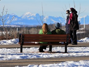 A sunny afternoon in North Glenmore Park on Thursday, Jan. 14, 2021.