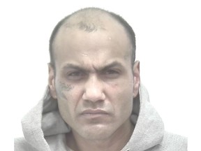 Shakir Jamal, 38, is wanted on warrants out of Calgary for trafficking of persons, material benefit from trafficking, advertising sex services, assault with a weapon and assault.