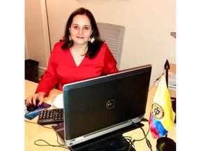 Diana Carolina Moya, Colombia's new consul general for the Prairie provinces.