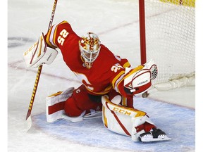 Calgary Flames goalie Jacob Markstrom has been solid this season. File photo by Darren Makowichuk/Postmedia.