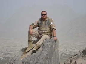 Master Cpl. Scott Atkinson in Afghanistan