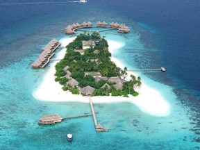 Aerial View of Mirihi Island Resort Maldives. Courtesy, Tourism Maldives