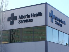 The Alberta Health Services building located on Southport Rd. S.W. Wednesday, Feb. 24, 2021.
