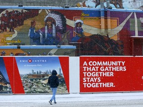 Construction on the new BMO Centre and arena is on target in Calgary on Thursday, February 4, 2021. Darren Makowichuk/Postmedia