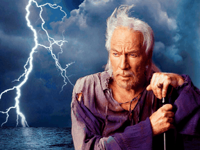 Christopher Plummer as Prospero in a promotional image for The Tempest at the Stratford Shakespeare Festival.