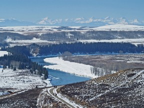 The Glenbow Ranch Provincial Park in winter 2020.