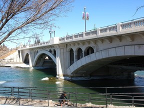 The Centre Street Bridge in Calgary is shown on Friday, March 27, 2020. Politics is like building a bridge, says columnist George Brookman.