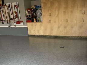 Finishing a garage floor will protect the concrete and make the space easier to keep clean.