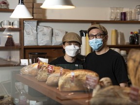 Bread Culture's Sunny and Thomas Park in their bakery in Calgary. Azin Ghaffari/Postmedia