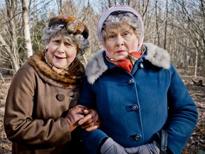 Cathy Jones and Mary Walsh in Broad Appeal: Living with E's. Photo by Corey Esenor.