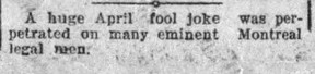 Calgary Herald; April 2, 1901.