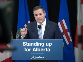 Premier Jason Kenney responded, from Edmonton on Thursday, March 25, 2021, to the Supreme Court of Canada decision on the federal carbon tax.