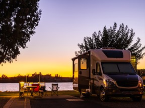 A recreational vehicle is a great option for retirees who want to travel at their own pace while preparing their own meals and sleeping in their own bed every night.  GETTY IMAGES