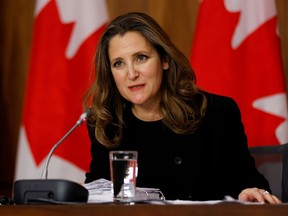 Liberal Finance Minister Chrystia Freeland will soon release the extent of Canada's spending during the COVID-19 pandemic. And it won't be pretty, says columnist Chris Nelson.