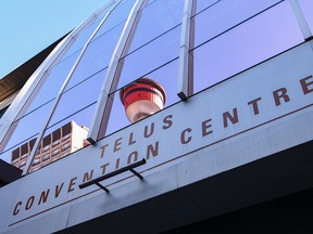 The Telus Convention Centre in downtown Calgary.