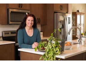 Carol Krauss loves her new homes in Airdrie's Bayview community.
