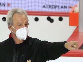 New Calgary Flames head coach Darryl Sutter has been successful in getting his charges to pick up the pace.