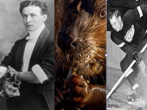 On this day in history, Harry Houdini was born in 1874; the beaver became Canada's official symbol in 1975; and, the longest hockey game in NHL history occurred in 1936. The Stanley Cup semifinal game ended when Mud Bruneteau scored at 16:30 of the sixth overtime period to give the Detroit Red Wings a win over the Montreal Maroons. Postmedia file photos.