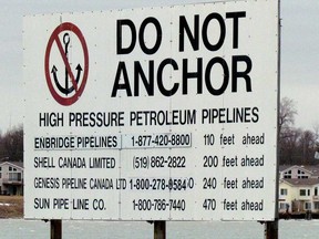 In November, Michigan ordered a key portion of the major pipeline carrying Canadian oil eastward — Enbridge's Line 5 pipeline — to be shut down by the end of May. The key portion consists of 7.2 kilometres of twin pipelines that cross under the Straits of Mackinac.