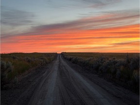 Mike Drew's On The Road weekly feature has received an international media award nomination. Here, Drew has photographed sunrise on the prairie near Empress, AB., on Monday, June 22, 2020. Mike Drew/Postmedia