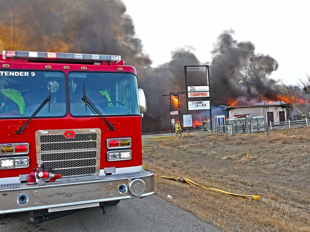 Building And Three Camping Trailers Destroyed In Wheatland County Fire ...