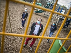 From the left, Dr. Kelley Zwicker, Dr. Andrzej Rochowski and Dr. Jane Liddle, are pediatricians who are worried about the mental and physical well-being of kids during the pandemic.