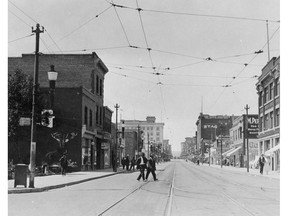 Calgary street in the early years