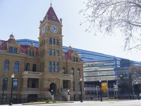 City Hall in Calgary on Tuesday, April 6, 2021.