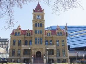 City Hall in Calgary on Tuesday, April 6, 2021.