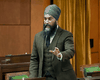 NDP leader Jagmeet Singh during question period in the House of Commons, Tuesday, April 27, 2021.
