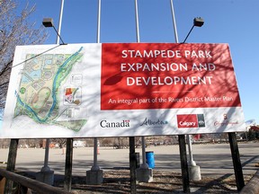 Development of the new home for the Calgary Flames has been paused in Calgary on Wednesday, April 14, 2021.