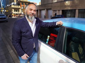 Marcello Di Cintio, author of the new book 'Driven: The Secret Lives of Taxi Drivers' poses for a photo in Calgary, AB on Wednesday, April 28, 2021. Dean Pilling/Postmedia