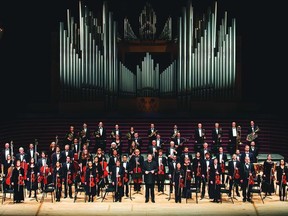 Conductor Rune Bergmann and the Calgary Philharmonic Orchestra.