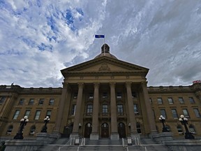 The Alberta legislature.