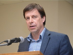 UCP Candidate Todd Loewen speaks to Central Peace-Notley constituents at an election forum in Valleyview's Memorial Hall in Valleyview, Alta. on Monday, April 8, 2019.


Photo by Peter Shokeir / Daily Herald-Tribune