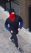 Calgary police are looking for a suspect believed to be responsible for a string of robberies in downtown Calgary on May 10-12.