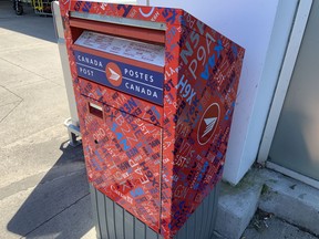 Stock image (stk) of a Canada Post mailbox in Ottawa on Aug. 22, 2020. Gord Holder/Postmedia.