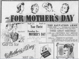 Mother's Day images from a century ago