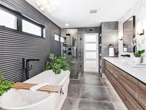 Reborn Renovations' Modern Makeover won Best Bathroom Renovation at the 2021 CHBA National Awards for Housing Excellence.