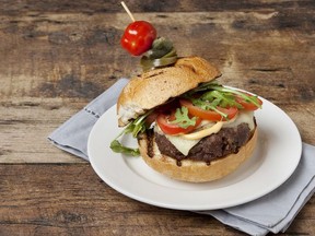 Louisiana Burgers with Remoulade Sauce for ATCO Blue Flame Kitchen for May 26, 2021; image supplied by ATCO Blue Flame Kitchen