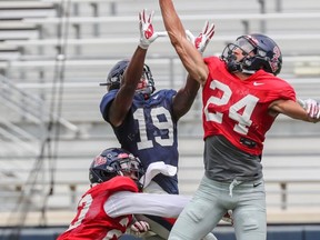 Deane Leonard is looking forward to see where he goes in the 2021 CFL draft after spending some time with Ole Miss in the NCAA. Courtesy Ole Miss Athletics