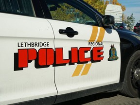 FILE - A Lethbridge Regional Police vehicle.