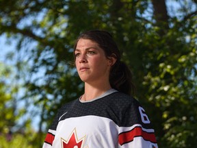 Team Canada's Rebecca Johnston is excited for the opportunity to compete for gold at the upcoming IIHF Women's World Hockey Championships in Calgary.