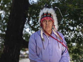 Adam North Peigan is photographed in Calgary on July 22, 2020.