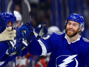 Tampa Bay Lightning sniper Brayden Point has scored in eight consecutive playoff games.