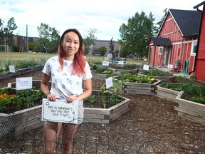 Deborah Wong, from the organization Calgary's Future, poses at the Sunalta Community Hall near downtown Calgary on  Friday, June 25, 2021.