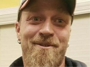 An undated/Unsourced photo from a GoFundMe page shows a photo of John Douglas (affectionately known as JD), who was injured when he was hit by a vehicle in northeast Calgary. Douglas is a tow truck driver and the GoFundMe page's goal is $50,000.