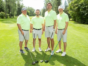 As a diamond sponsor of the Willow Park Charity Classic, ATB Financial strives to build healthy communities with its various charity endeavours. Pictured at the 2019 tournament are ATB team members Peter MacIntyre, Trevor Guinard, Wes Jardine and Ryan Wales.