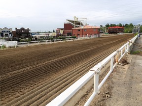 The graded track at Stampede Park was photographed on Tuesday, June 8, 2021.