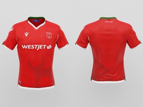 Cavalry FC's new home jersey.
